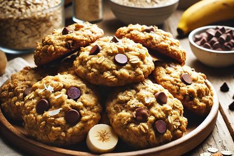 Banana Oatmeal Cookies