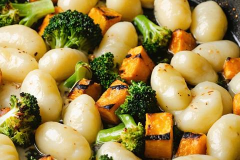Barbecue Gnocchi with Butternut Squash and Za'atar
