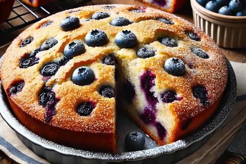 Blueberry Muffin Cake Recipe