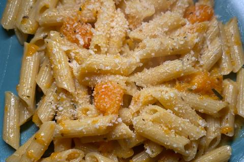 Creamy Garlic Butternut Squash Pasta