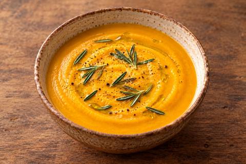 Creamy Rosemary Pumpkin Soup