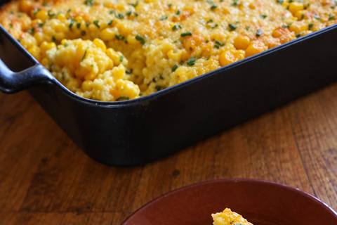 Creamy Vegan Corn Pudding