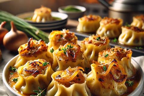 French In A Flash: French Onion Soup Dumplings