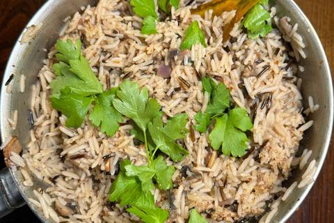 Mama’s Garlic & Mushroom Basmati Perfection