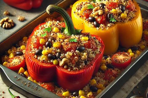 Quinoa Stuffed Bell Peppers