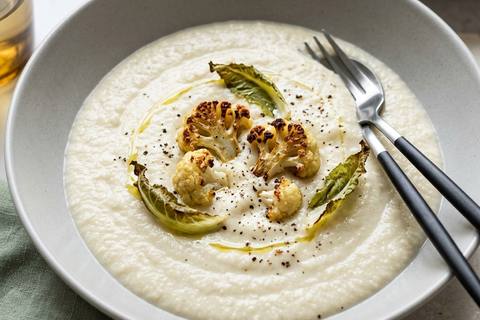 Roasted Cauliflower Soup