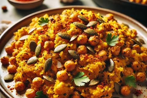 Spiced Chickpea Scramble