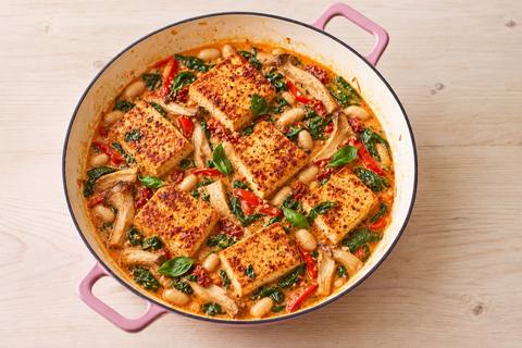 Spinach Cream Skillet
