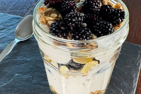 Vegan Berry Granola Parfait