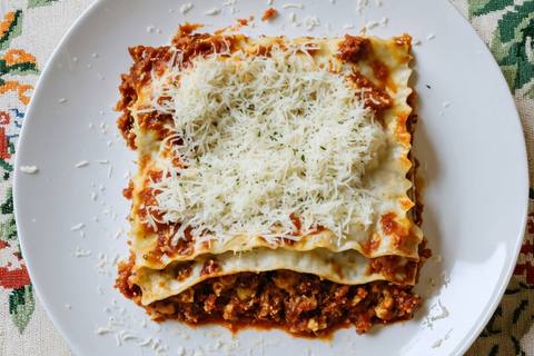 Vegan Lasagna alla Bolognese