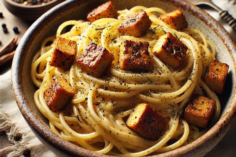 Vegan Spaghetti Carbonara