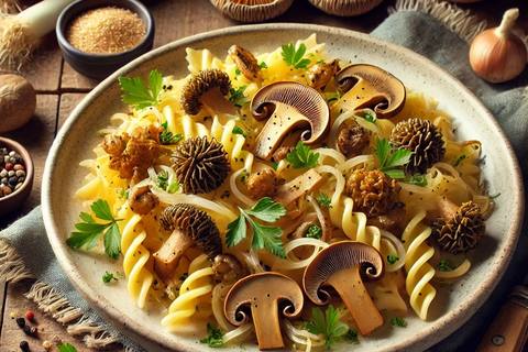 Wild Mushroom Pasta