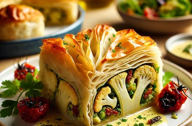 Vegan Salmon & Leek Parcels