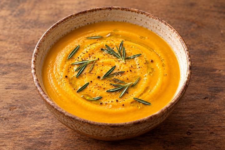 Creamy Rosemary Pumpkin Soup