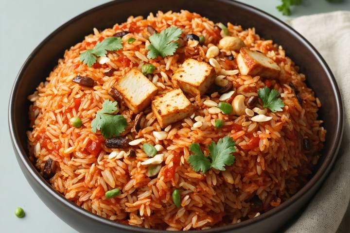 Earthy Protein Boosted Mexican Rice