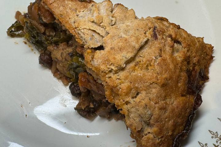 Epic Eggplant & Mushroom Vegan Tourtière