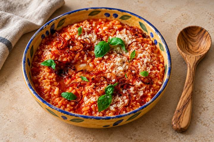 Scarlet Frizzle Risotto