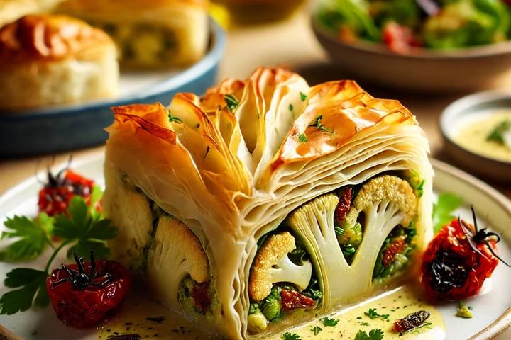 Vegan Salmon & Leek Parcels